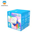 Monster Go Cloud & Rainbow & UT 3x3 Cube モンスターGo 3x3 EDUスピードキューブ 立体パズル ステッカーレス MG356 教育キューブパズル 子供 初心者 ルービックキューブ おすすめ 知育【低価格ながら極上の構造】新製品 ルービックキューブ