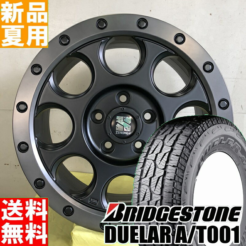 ブリヂストン BRIDGESTONE デューラー DUELER A/T001 225/70R16 16インチ オフロード仕様 サマー タイヤ ホイール 4本 セット 夏 MLJ XTREME-J XJ03 16×7.0J+35 5/114.3