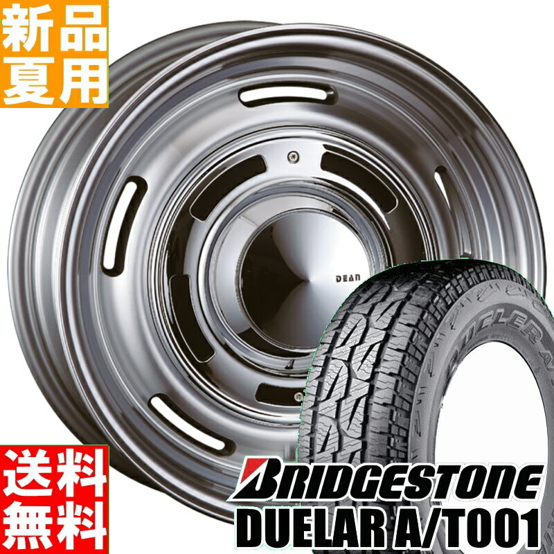 ブリヂストン BRIDGESTONE デューラー AT001 DUELER 225/70R16 サマータイヤ ホイール 4本 セット 16インチ オフロード仕様 DEAN CROSS COUNTRY 16×6.5J+32 5/114.3 夏用 新品