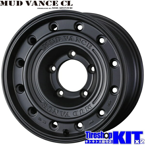 樂天商城 - ウェッズ マッドヴァンス CL マットグレイ 16 X 5.5J +22 5H139.7P 16インチ アルミホイール 4本 セット Weds MUD VANCE CL ジムニー