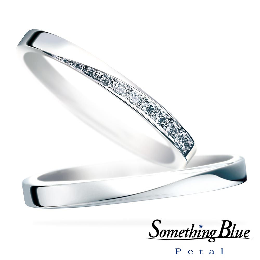 SomethingBlue サムシングブルー 結婚指輪 プラチナ ペアリング ペア マリッジリング ダイヤモンドリング PT950 プラチナリング プラチ..