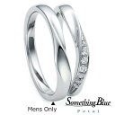 【楽天ポイント20倍】【専用LINEで購入後も安心!】 男性用のみ SomethingBlue サムシングブルー 結婚指輪 プラチナ マリッジリング ダイヤモンドリング PT950 リング 結婚記念 結婚10周年 シンプル SB788メンズ