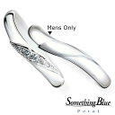 【楽天ポイント20倍】【専用LINEで購入後も安心!】 男性用のみ SomethingBlue サムシングブルー 結婚指輪 プラチナ マリッジリング ダイヤモンドリング PT950 リング 結婚記念 結婚10周年 シンプル SB860メンズ