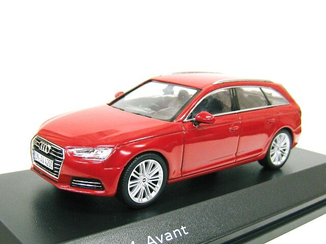 AUDI特注 1/43 アウディ A4 アバント (タンゴレッド) 2017