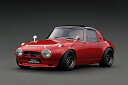 イグニッションモデル 1/18 トヨタ スポーツ 800 (レッド) NOB Hachi Ver