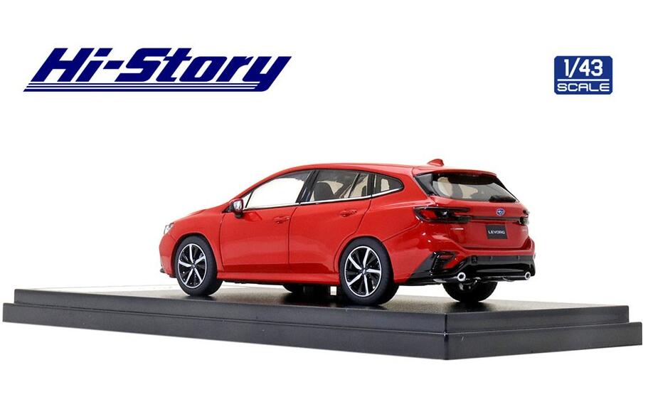 ハイストーリ 1/43 スバル レヴォーグ GT-H (ピュアレッド) 2020