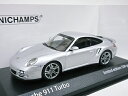 欧州限定 1/43 ポルシェ 911 ターボ (シルバー) 997/2型 2009 後期モデル