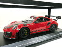 欧州限定モデル 1/18 ポルシェ911 GT2 RS MR (レッド) 2018 ニュルブルクリンク レコード