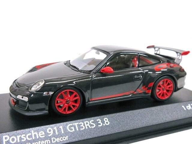 欧州限定 1/43 ポルシェ 911 GT3 RS (グレー) 997/2型 2009