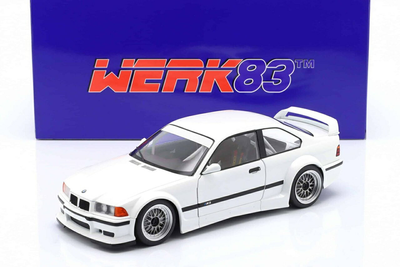 BMW - WERK83 1/18 BMW E36 M3 GTR (ホワイト) Plain Body Ver