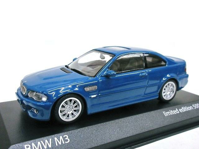 欧州限定 1/43 BMW E46 M3 (ラグナセカブルー) 2001