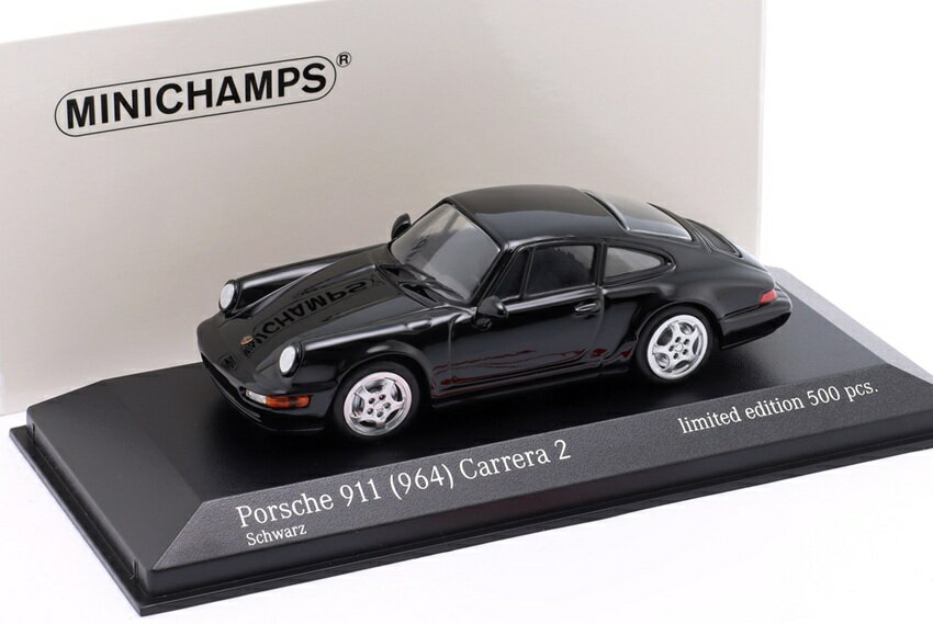 Other - 欧州限定 1/43 ポルシェ 911 カレラ 2 (ブラック) 964型 1989