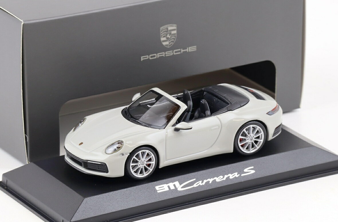PORSCHE特注 1/43 ポルシェ911 Carrera S カブリオレ (チョーク) 2019 992型
