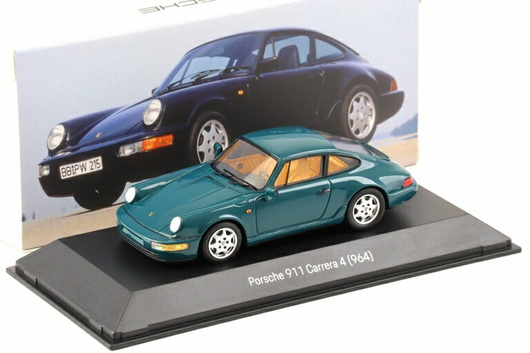 PORSCHE MUSEUM 特注 1/43 ポルシェ 911 カレラ4 (グリーン) 1989 964型
