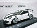 欧州限定 1/43 ポルシェ911 GT2 RS Weissach Package (ホワイト) シルバーホイール 2018