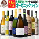 オーガニック認証 【 送料無料 】 セット 赤ワイン 白ワイン スパークリング 9本セット 第36弾 【6,290円OFF】 | ワインセット オーガニック フ...