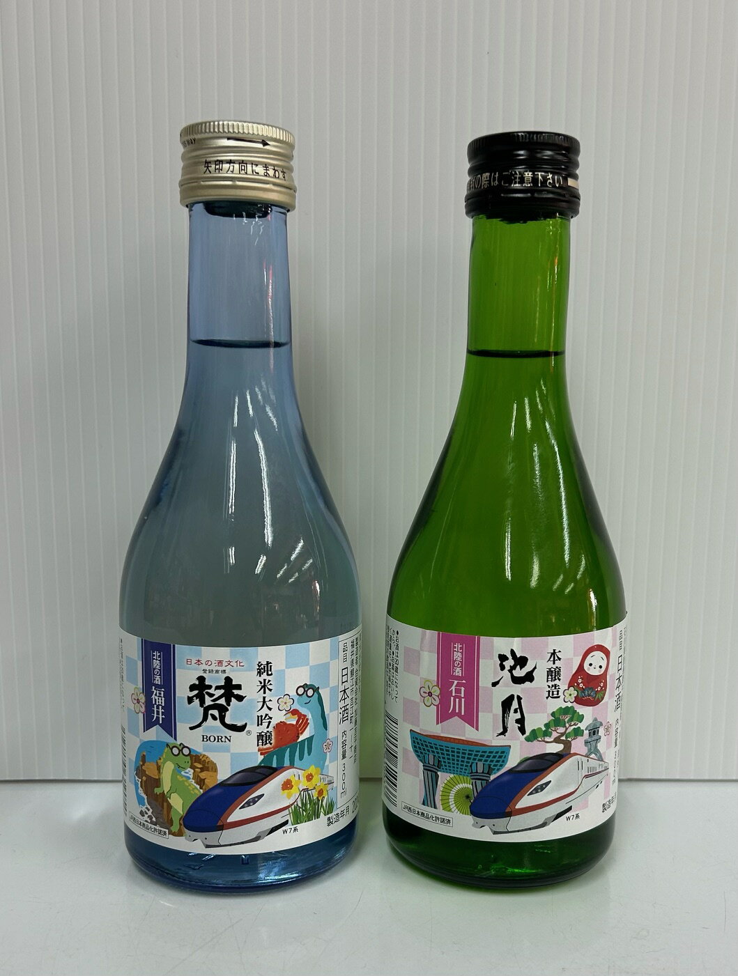 北陸新幹線金沢敦賀間開業記念ラベル 石川、福井蔵元飲み比べ2本セット300ml×2本