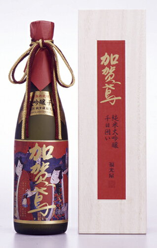日本酒 純米大吟醸 加賀鳶千日囲い錦絵ラベル 720ml