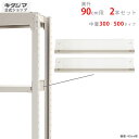 【個人宅も送料無料】 中量棚300・500kg用 中棚受 奥行90cm用 2本入 ニューアイボリー 【スチールラック楽天最安値に挑戦!】 【スチール棚 スチール...
