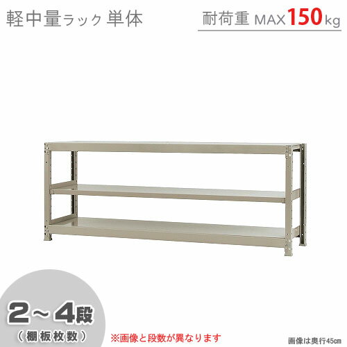 【個人宅も送料無料】 軽中量ラック150kg 単...の商品画像