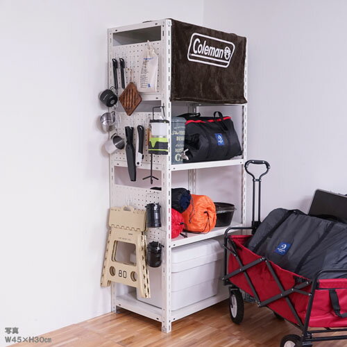 スチールラックのキタジマの【個人宅も送料無料】 こぼれ止めパンチングボード KPB-3030 有孔ボード風 30×30×0.12cm 2枚セット ホワイト ・ブラック【パンチングボード楽天最安値に挑戦！】 【有孔ボード ペグボード マグネットボード メタルボード 有効ボード こぼれ止め 】｜アングル3