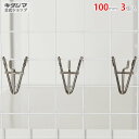 【個人宅も送料無料】 ネット用フック 7型 100mm 3入 亜鉛白 【カラーアングル楽天最安値に挑戦!】 【スチール棚 スチールラック 収納棚 収納ラック】
