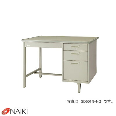 【送料無料】片袖デスクSD501N-NG幅1060×奥行730×高さ740mm【オフィス家具★楽天最安値に挑戦!】【レビューを書いたら送料無料!】