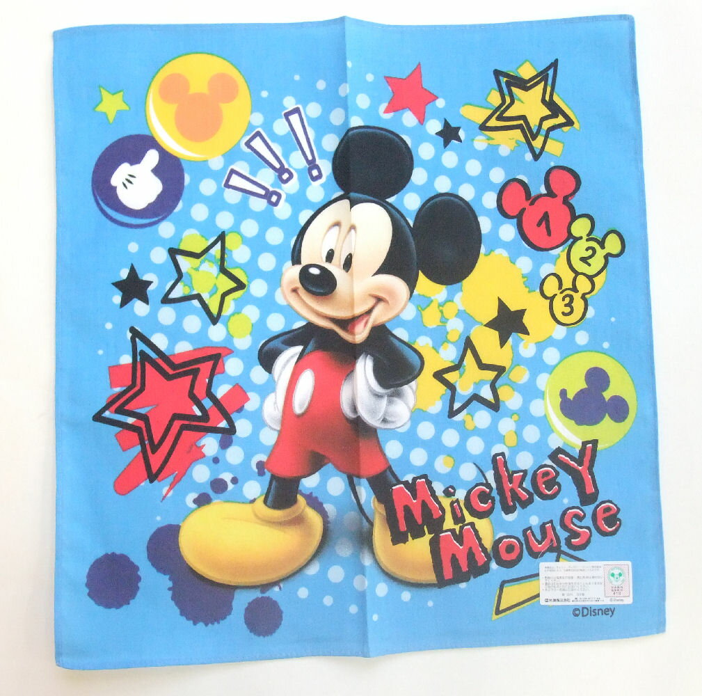 ディズニーハンカチ　ミッキーマウス MICKEYMOUSE