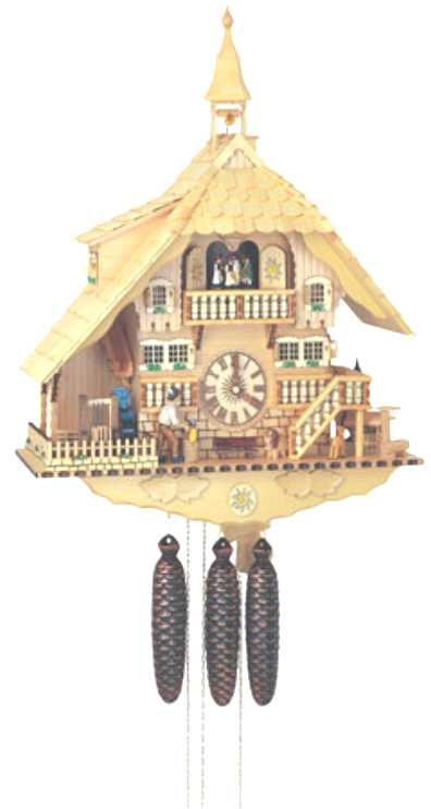 アルトン・シュナイダー製カッコー時計（はと時計）8TMT　1071/0 8日巻 モデル　カッコー時計　鳩時計　ハト時計　掛け時計