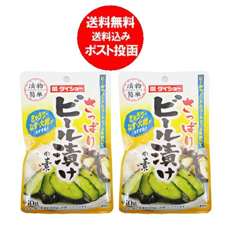 漬物の素 送料無料 漬け物の素 粉末 さっぱり ビール漬け 1袋×2個 価格 501 円 ビール漬けの素