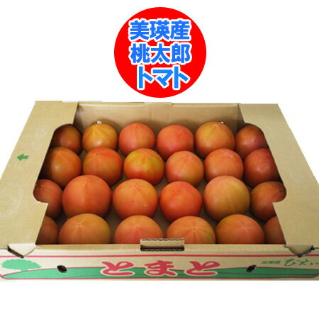 北海道 美瑛 トマト 送料無料 びえい トマト 箱 4kg ( 4キロ ) Mサイズ 約24玉前後 とまと 生食 トマト 大玉 夏 トマト 野菜 フルーツのサムネイル