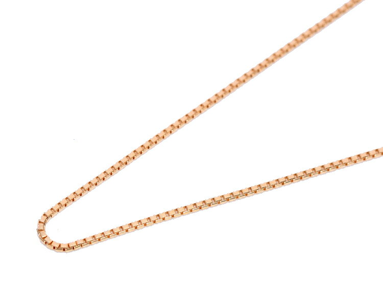 K18 ベネチアン スライドチェーン 幅1.2mm/最長60cm/約6.7g ( スライド アジャスター ネックレス )