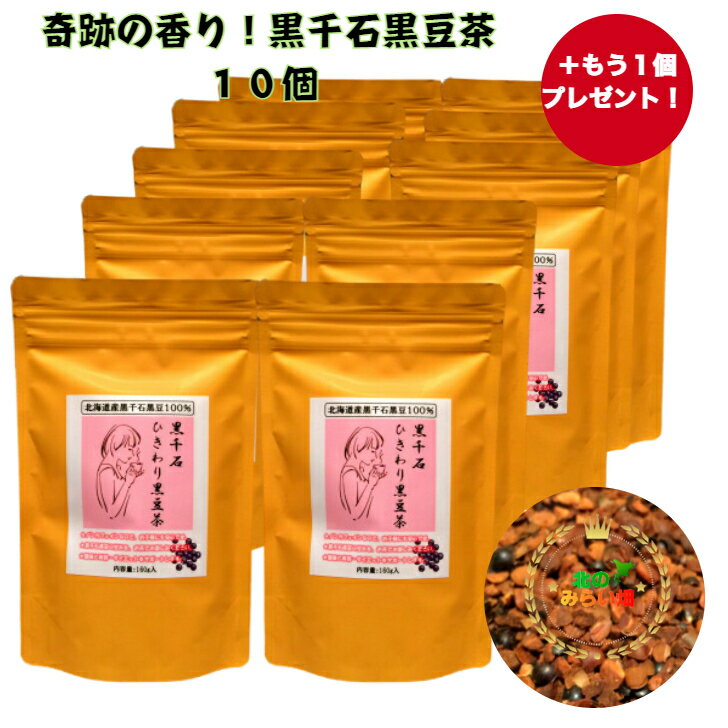 【10個+さらにもう1個付き】 160g×10個 寝る前 飲める 幻の 黒千石茶 を当店独自焙煎 香り豊かに 北の未来畑 独自ひきわり 黒豆茶 国産 黒豆茶 無農薬 黒豆茶 ダイエット そのまま食べられる 腸活 黒豆茶 オーガニック 黒豆茶 粉末 黒豆茶 妊娠中 ママも◎