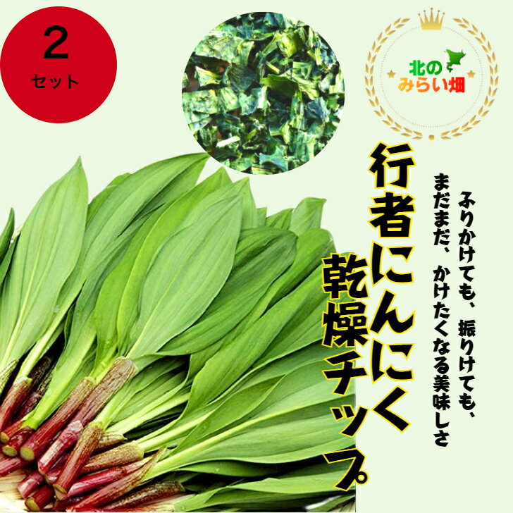 【セット割50円引き】北の大地・アイヌの知恵のスーパーフード 乾燥野菜 行者にんにく 山のエメラルド15g×2 臭くない 手土産 札幌ラーメン おつまみ ご飯のお供 ステーキ うなぎ ローストビーフ 春野菜 太らない料理レシピ お歳暮 お正月 アイヌネギ 行者ニンニク 【売れてます】 お得な2個セット 生の行者にんにくを250gほど使用して フリーズドライ 振りかけるダケ！栄養満点の乾燥野菜はいかが 行者にんにくレシピ 葉酸ビタミン満載 上記の豆乳鍋は、ゴンママ店長のお得意で、秋から冬によくたべるレシピ！食べるときに、このチップをいれて、栄養を取り込み、身体を芯から温めます鮭の身を丸ごと食べて、血の巡りもよくなるでしょう！！特に、女性にこそ食べて頂きたいですまた、季節問わず、夏バテにもいいでしょうアイヌの身が知りえる幻の栄養源です漫画 ゴールデンカムイ にも登場します天日干しにより栄養が高くなり、カルシウムのほかアリシン・カリウム・他ビタミンがいっぱいです乾燥により、匂いも軽減します 2