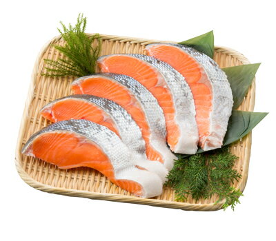 . 北海道産　生秋鮭（切身）厚切5切（加熱用）のサムネイル