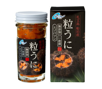 礼文産うに（エゾバフンウニ）は、濃厚で風味豊かな味わいが特徴です。獲れたて新鮮なウニを塩水に漬け、塩分を加えて熟成します。この過程で、ウニの旨味や風味が凝縮され、濃厚な味わいが生まれます。塩分を加えることで、長期間保存することができます。礼文産塩漬うには、生のウニのようにクリーミーで甘みがあり、塩気が効いているため、お酒のおつまみとしても人気があります。また、パスタやリゾット、寿司などいろいろな料理にも使われています。原材料エゾバフンウニ（礼文島産）、食塩栄養成分表示（100gあたり）　エネルギー177Kcal、たんぱく質18.7g、脂質6.0g、炭水化物12.0g、食塩相当量2.6g　(目安）内容量60g前後（瓶）・箱入賞味期限保存方法賞味期限：冷凍6ヶ月（解凍後はお早めにお召し上がりください）保存方法：冷凍保存（-18℃以下）配送方法冷凍で発送配送方法について詳しくはこちら配送予定お日にち指定が無い場合には最短のお届け日となります。現在の最短のお届け日はこちらからご確認ください。販売者株式会社 北のグルメ 札幌市中央区北11条西22丁目4-1備考お召し上がり方冷蔵庫で自然解凍した後、そのままお召し上がりください。包装・のし詳細はこちらからご確認ください。