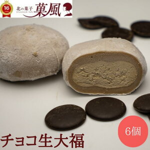 チョコ生大福 【6個入り】 大福 ギフト チョコレート チョコ大福 プレゼント 生クリーム大福 スイーツ 絶品 お取り寄せスイーツ クリーム大福 和スイーツ チョコ 和菓子 洋菓子 チョコスイーツ チョコレート菓子 生クリームチョコ チョコ菓子