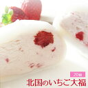 北国のいちご大福 【20個入】 苺スイーツギフト 高級菓子 生クリーム大福 クリーム 高級 大福 高級スイーツギフト 簡易包装 冷凍 ギフト 生クリーム いちご...