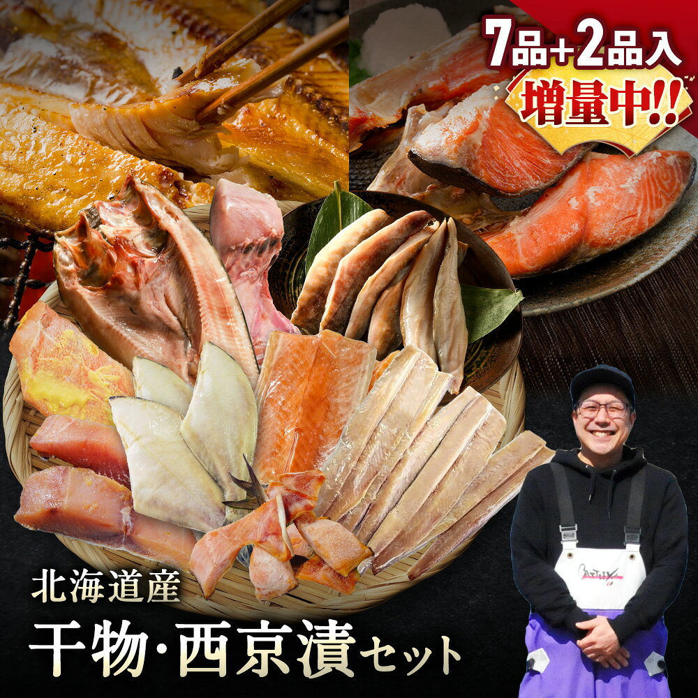 【期間限定50％OFF！9,960円⇒4,980円】北海道産 干物・西京漬セット【上】全7種+2種 干物セット ひもの 詰め合わせ 干物詰め...