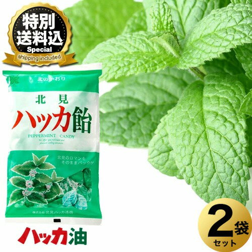＜特別送料込＞北見ハッカ通商 ハッカ飴×2セット 同梱可です北見ハッカ通商 北海道 お土産 北見名物 薄荷 ミント ハッカアメ 北見名物 花粉対策 プレゼント ギフトお取り寄せ