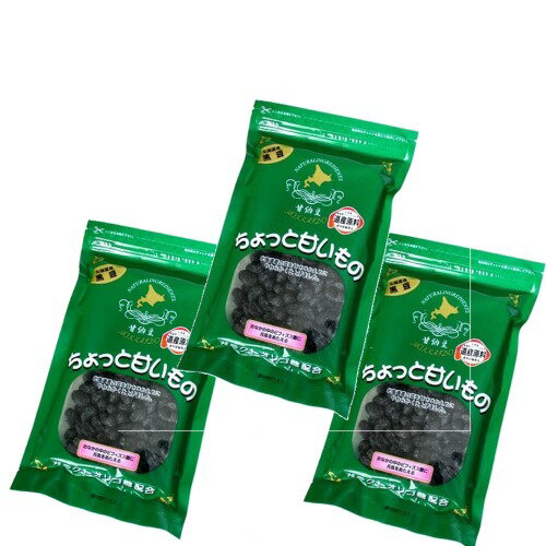＜送料込＞旭川食品 黒豆甘納豆 ちょっと甘いもの 170g×3袋 同梱可です（dk-2 dk-3）