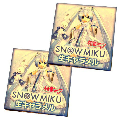 ＜送料込＞北海道限定SNOW MIKU 生キャラメル『常温タイプ』9粒入り×2箱 同梱可です dk-2 dk-3 1