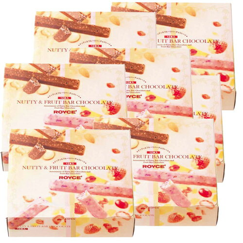 ＜送料込＞ロイズ ナッティ＆フルーツバーチョコレート（各6本）7箱セット ロイズの正規取扱店舗 北海