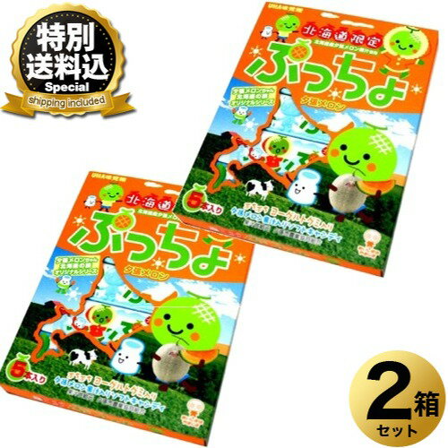 乐天商城 - ＜特別送料込＞UHA味覚糖 北海道限定ぷっちょ夕張メロン味 5本入り×2個 同梱可です北海道 お土産 グミ キャンディギフト プレゼント 手土産 お菓子 おやつ お取り寄せ