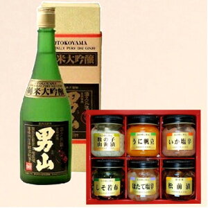 <送料込> 男山酒造 純米大吟醸 720ml 1本 独身貴族 生珍味 6種入1箱 晩酌セット※20歳未満の方に販売できません不二屋本店 北海道 お取り寄せ 日本酒 地酒 贈り物 誕生日 内祝 お歳暮 プレゼント お祝い父の日 母の日