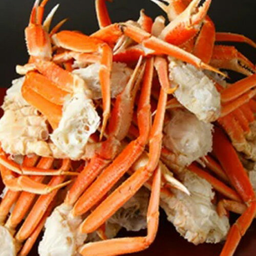 【送料無料】冷凍 ボイルズワイガニ 足 1kg(約4肩〜7肩)大盛かに福袋訳あり(足折)【2-3人前】北海道 ずわい蟹 かに カニ 鍋 お歳暮 ギフト お正月 ...