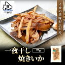 一夜干焼いか 70g 肉厚 珍味 おつまみ 送料無料 ソフト 酒のつまみ いか イカ 焼きいか 乾物 国産 贈り物 プレゼント ギフト お取り寄せグルメ 夫婦 ...