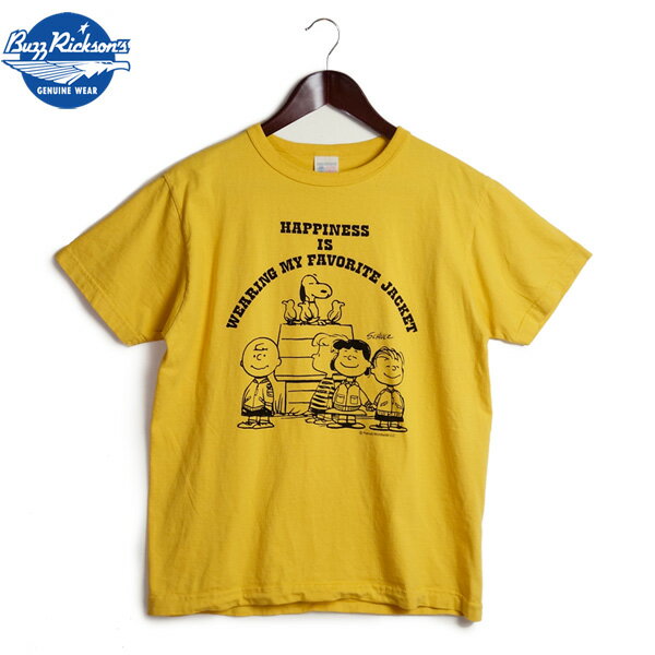 Rakuten - BUZZ RICKSON'S バズリクソンズ×ピーナッツ コラボ Tシャツ “MY FAVORITE JACKET” BR79256