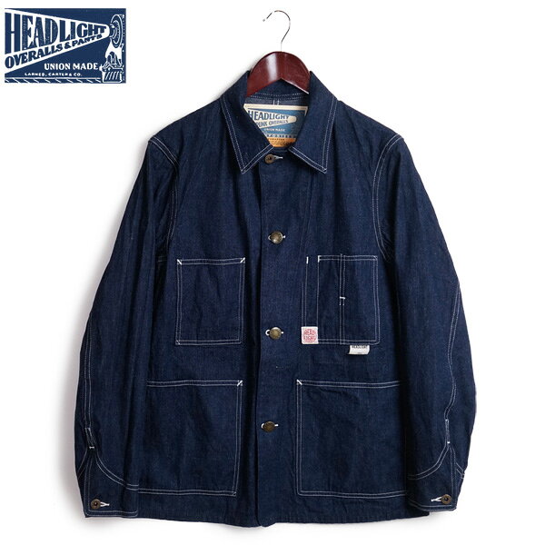 HEADLIGHT ヘッドライト 10オンス デニム ワークコート WW2モデル ワンウォッシュ HD15234 東洋エンタープライズ