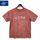 Good On グッドオン 柿渋弁柄染め Tシャツ “GOOD” KTER2204